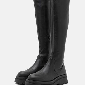 Aldo Black Knee-High Women's Boots